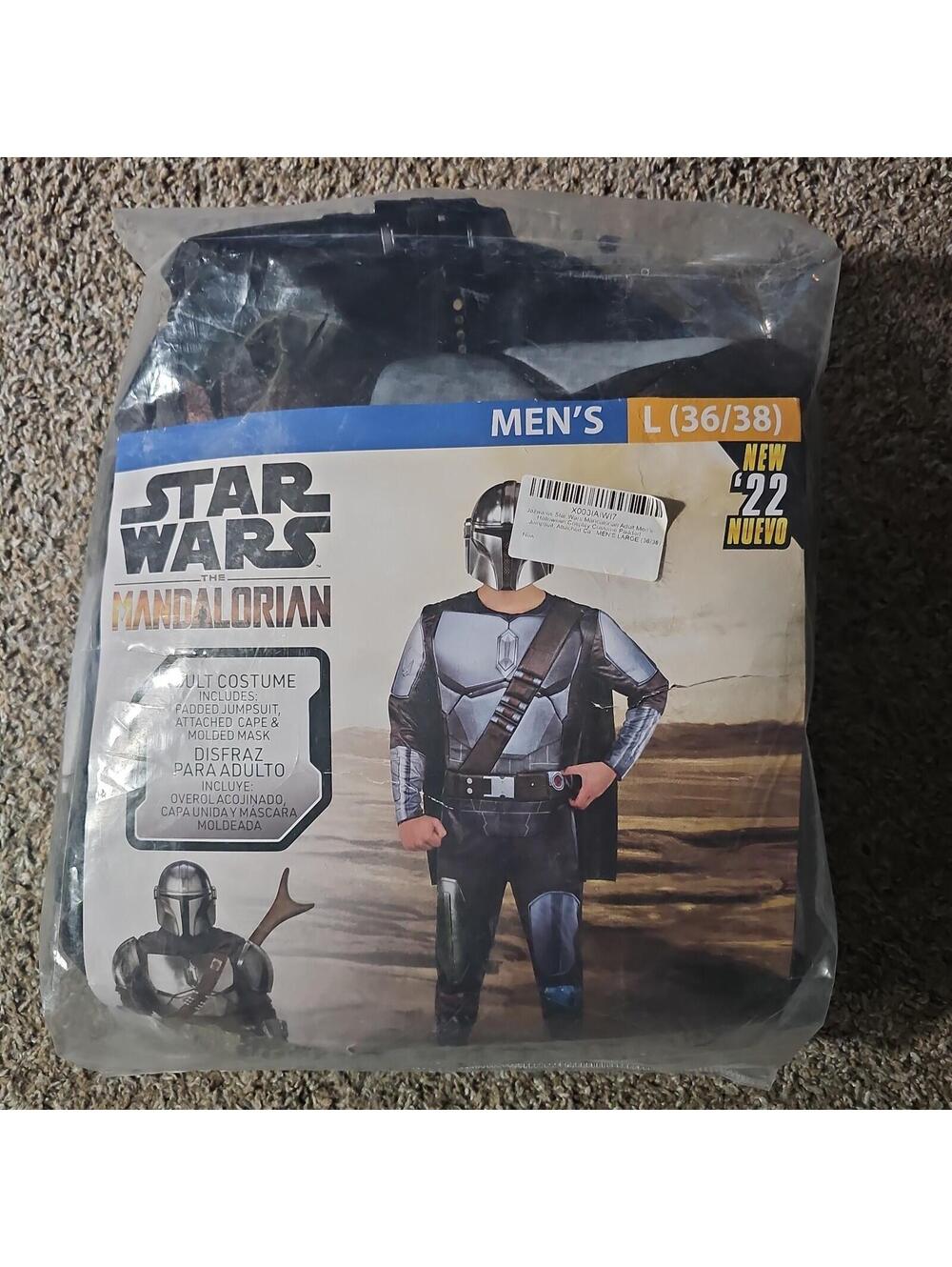 Jazwares Star Wars The Mandalorian Mens L Costume Disney